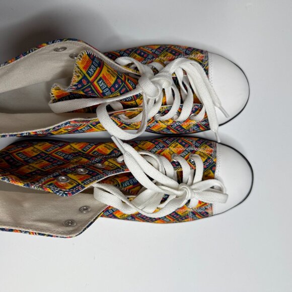 Custom Old Bay Converse Style Sneakers - Picture 4 of 5